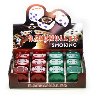 2-layer dice cigarette grinder 55614