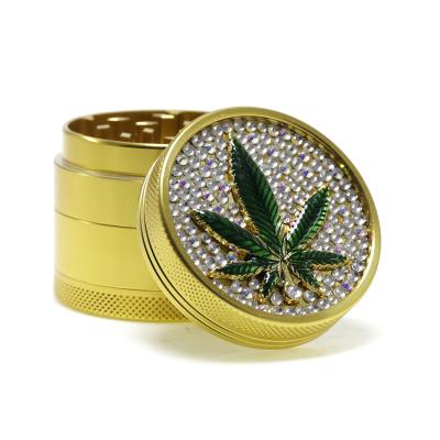 4 layers  50MM leaf smoke grinder 250108002
