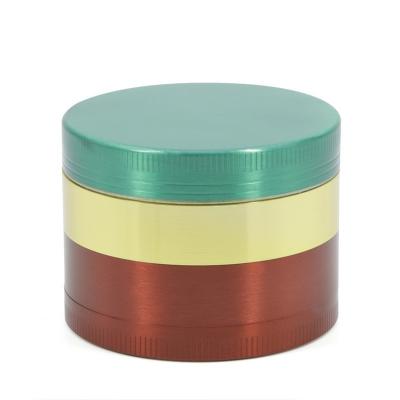 50MM zinc alloy four-layer color matching foreign smoke crusher 5040D