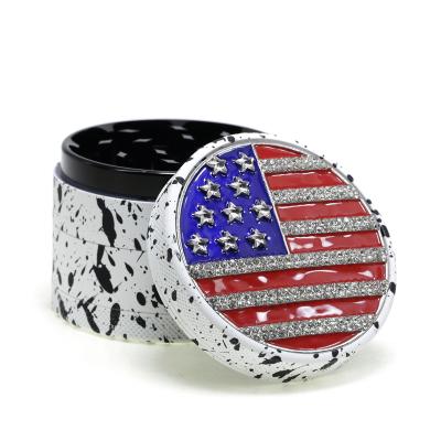 63mm 4 Parts Aluminum alloy +silicone Herb grinder   6188