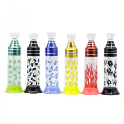 Aluminum Alloy smoking accessories glass  pipe 773014