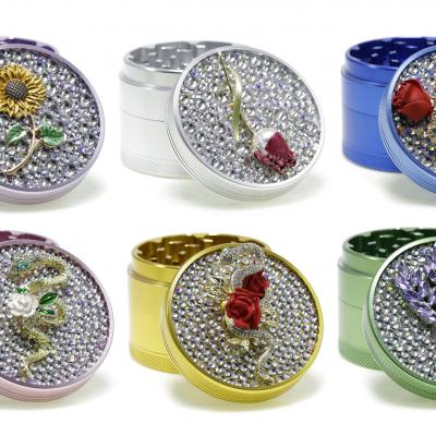 Beautiful flower smoke crusher 250321003
