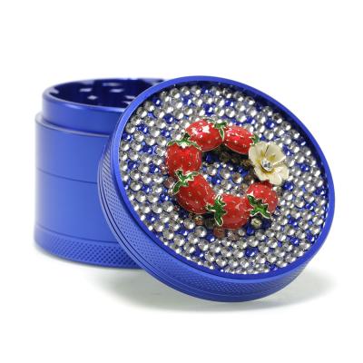 Pretty strawberry flower smoke grinder 250108019