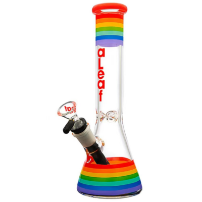 Rainbow glass water bong YH25002