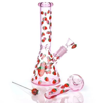 Strawberry glass bong  YH25007