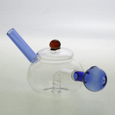Teapot type creative design glass pipe SK5015